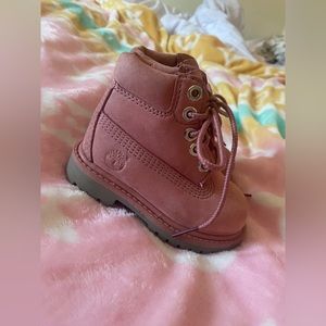 Pink Timberland Boots